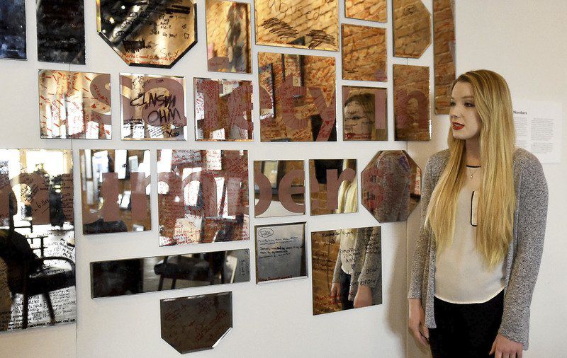 Rapha House displays MSSU graduate's exhibit on sexual assault